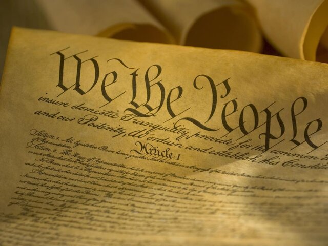 U.S. Constitution written