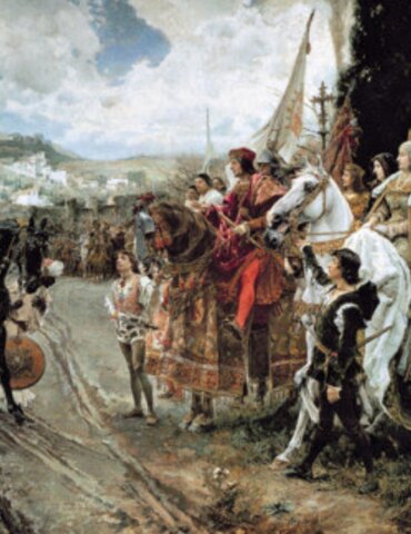 Fin de la Conquista: entrega de llaves a los Reyes