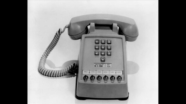 The First Dial Pad Telephone