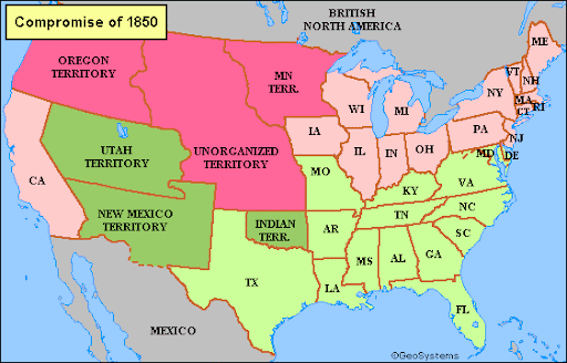 The Compromise of 1850 and the Fugitive Slave Act of 1850