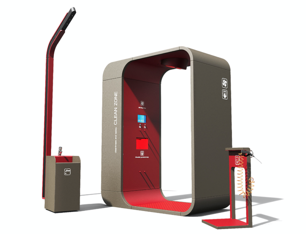 Desinfección al aire libre con ‘The Clean Zone’