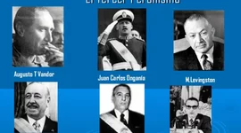 Timeline: PRESIDENCIAS DE CAMPORA, LASTIRI, JUAN PERÓN Y ESTELA DE PERÓN.