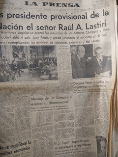 CAMPORA - SOLANO LIMA RENUNCIAN