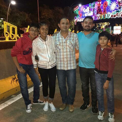Celebración en Cali con la Familia