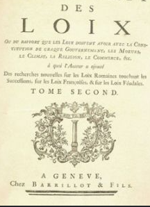 El espíritu de las leyes