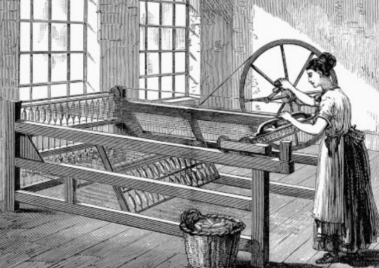 Se inventó la hiladora