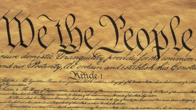 U.S. Constitution written