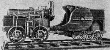 Se inventó la locomotora de vapor