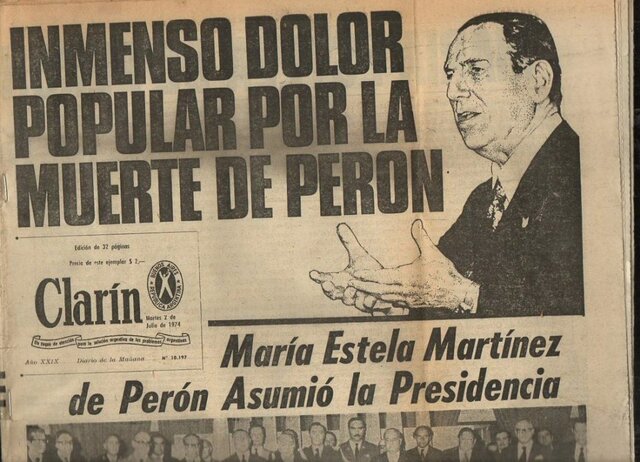 MUERTE DE PERON