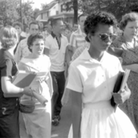 High School in Little Rock Desegretated