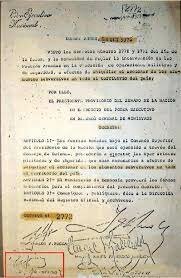 DECRETO 261/75 DE ANIQUILAMIENTO