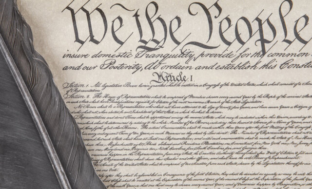 U.S. Constitution written