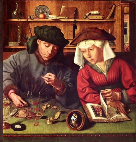 De geldwisselaar en zijn vrouw