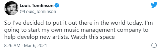 announces his own record