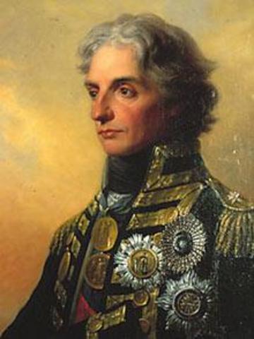 The Battle of Trafalgar marks yet another naval defeat to the British under the command of Admiral Nelson