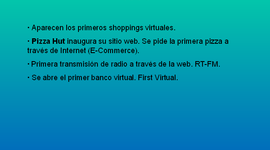 Timeline: historia de internet 1994