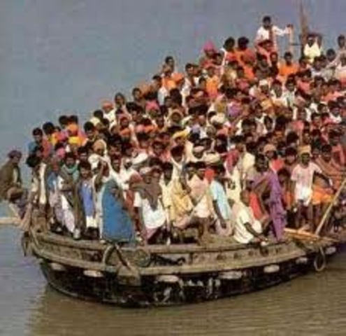 Boat people Arrive illegaly