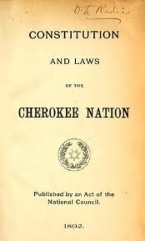 Cherokee Constitution