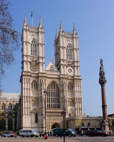 Costruzione Abbazia di Westminster (1045-1050)