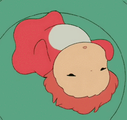 but he moves her with his hand and she wakes up