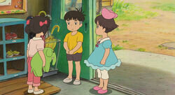 then he gose into his classroom and this girl want to play with him and he said that he was busy and then this other girl comes and say's your not busy !