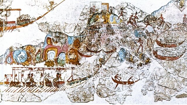 Mycenaeans replaced the Minoans