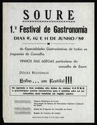 Cartaz do festival da gastronomia