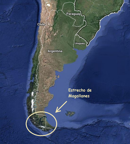 Trobada de l'estret de Magallanes
