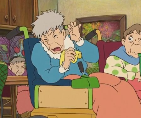 then yoshi saw ponyo and said it has a real face on it take it back you know it might cause an tsunami !