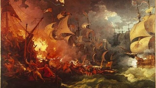 Anglaterra derrota a la armada Española