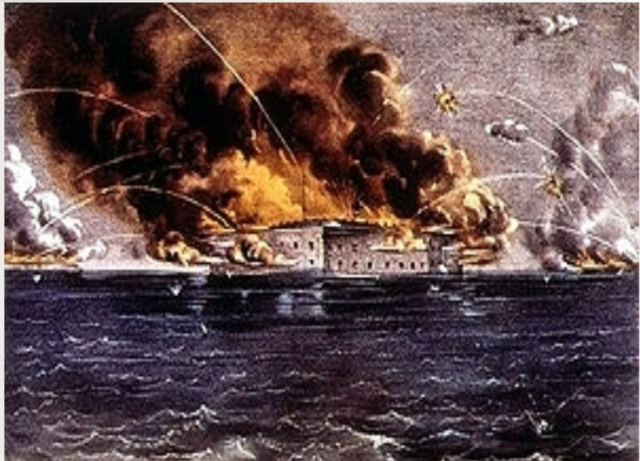 Attack on Ft. Sumter 1861