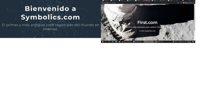 First .COM domain name registered