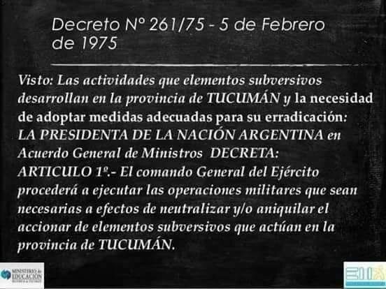 Decreto 261/75