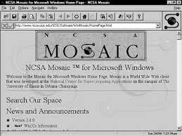 Aparición del navegador web NCSA Mosaic 1 Primer buscador de la historia, Wandex servía como un índice de páginas web