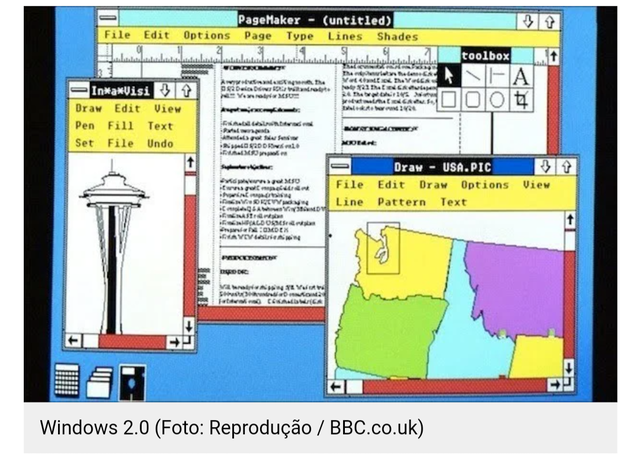 O Windows 2.0 e 2.11 (1987 – 1990)