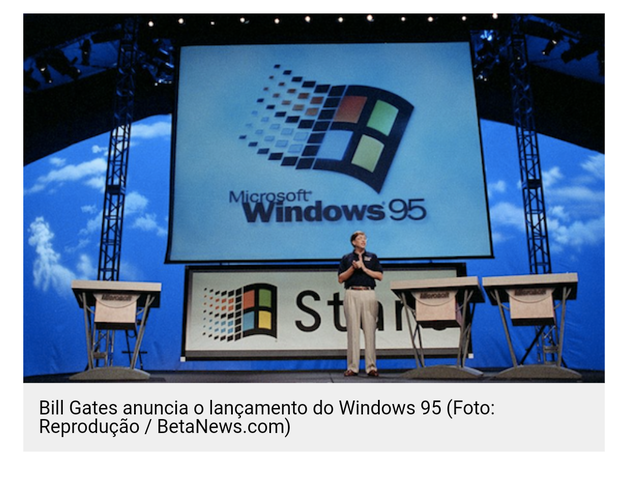 Windows 95 e a Internet (1995 – 1997)