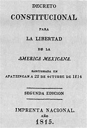 Decreto Constitucional para la Libertad de America Mexicana (Constitución de Apatzingán)