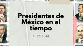Timeline: Presidentes de México en el tiempo (1824-1844)