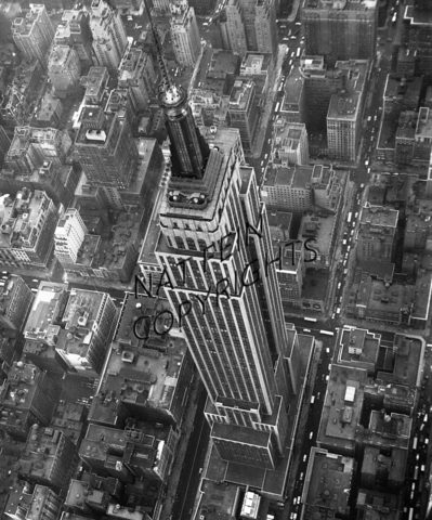 Empire State building construction complete.