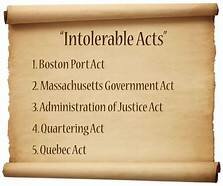 Intolerable Acts