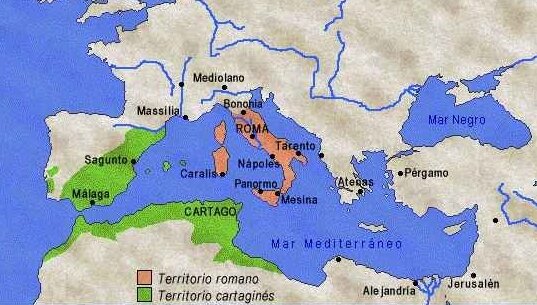 Els romans entren a la península ibèrica