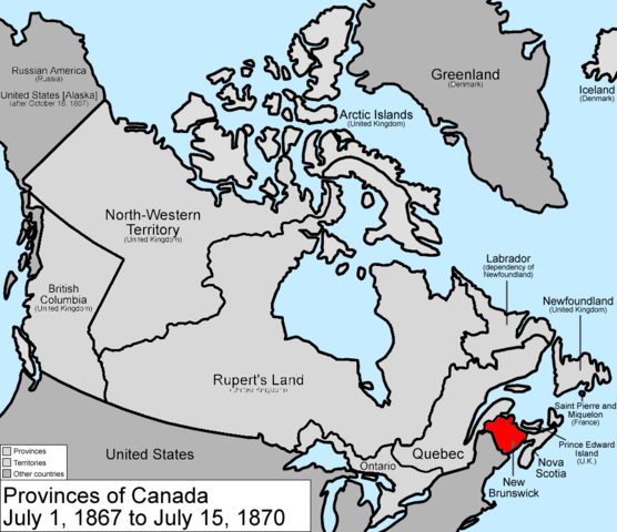 New Brunswick Joins Confederation