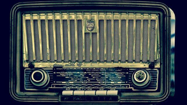 Radio became the first form of electronic media​