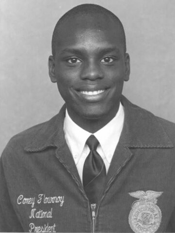 Corey Flournoy, Illinois is the first African-American to be elected national FFA president