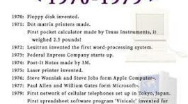 Timeline: Time Capsule 1970s