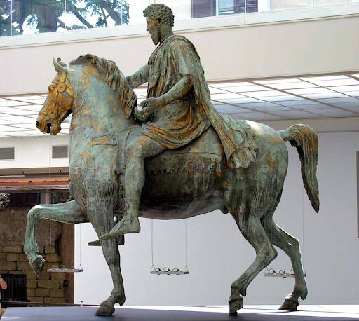 Retrat eqüestre, de Marc Aureli