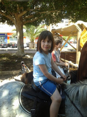 La primera vegada que vaig montar en poni