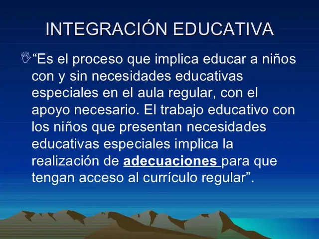 INVESTIGACIÒN SOBRE LA INTEGRACIÒN EDUCATIVA