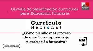 Implementación de la Cartilla de Planificación Curricular de aprendizaje