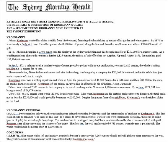 Sydney Herald Morning Tribune